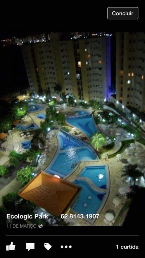 Ecologic Park ap 2 quartos para 7 pessoas 1park aquático 10 piscinas termais Caldas Novas Esterno foto